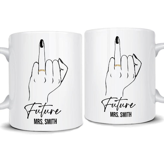 Personalized Couple Mug Future Mrs With Customize Name