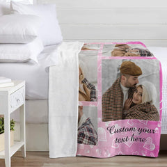 Personalized Couple Photo Blanket Love Memory Photos Collage