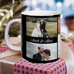 Personalized Couple Photo Mug For Wedding Anniversary