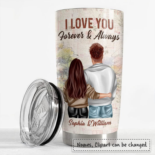 Personalized Couple Tumbler To My Husband I Love You Gift From Wife