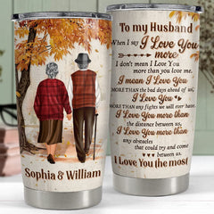 Personalized Couple Tumbler To My Husband Old Couple Gift From Wife