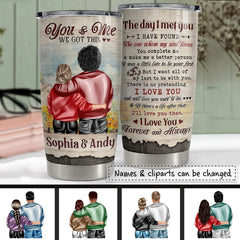 Personalized Couple Tumbler You And Me We Got This Best Custom Gift