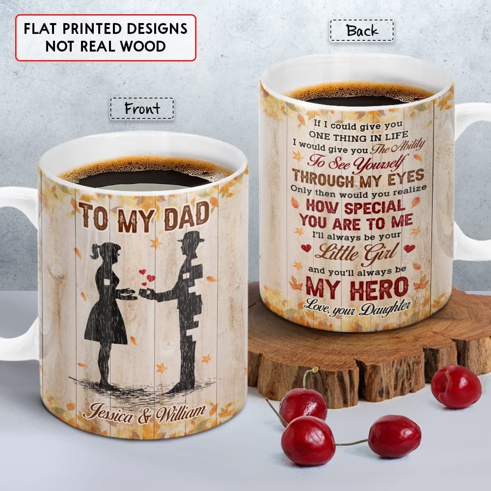 Personalized Dad And Daughter Mug