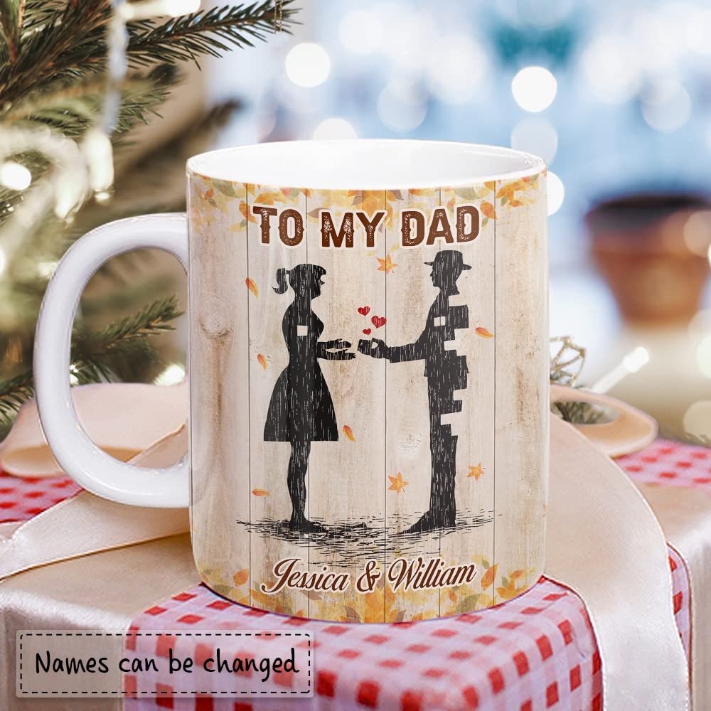 Personalized Dad And Daughter Mug