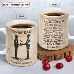Personalized Dad And Son Mug To My Dad