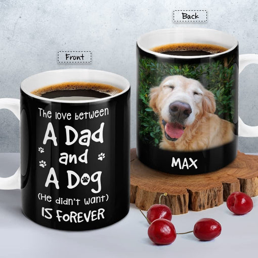 Personalized Dad Dog Mug Love Between Dad And Dog