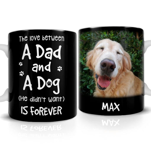 Personalized Dad Dog Mug Love Between Dad And Dog