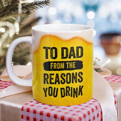 Personalized Dad Mug From The Reason You Drink