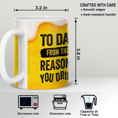 Personalized Dad Mug From The Reason You Drink