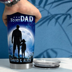 Personalized Dad Tumbler Dad And Daughter Father's Day Best Gift