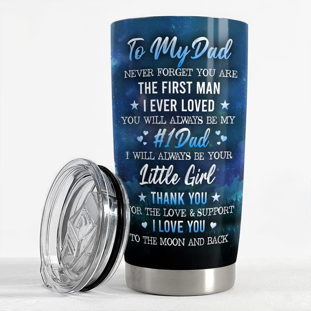 Personalized Dad Tumbler Father And Daughter Father Day Gift