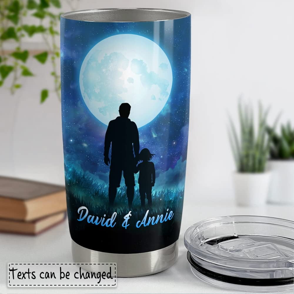 Personalized Dad Tumbler Father And Daughter Father Day Gift