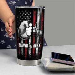 Personalized Dad Tumbler Fishing Partner Father And Son Father's Day