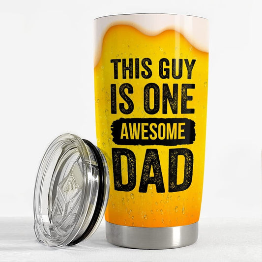Personalized Dad Tumbler Funny Beer Awesome Dads For Father's Day