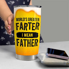Personalized Dad Tumbler Funny Beer Simulation For Father's Day