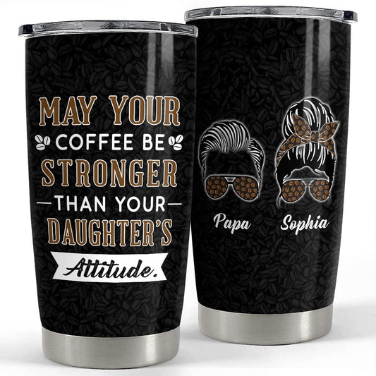 Personalized Dad Tumbler Gift From Daughter Father's Day Gifts