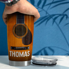 Personalized Dad Tumbler Guitar Best Dad Ever Father's Day Best Gift
