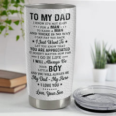 Personalized Dad Tumbler Lion Father And Son Father Day Gift