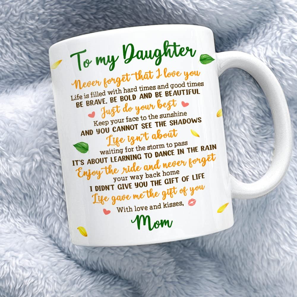 Personalized Daughter Mug Sunflowers Mom And Daughter