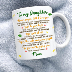 Personalized Daughter Mug Sunflowers Mom And Daughter