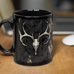 Personalized Deer Skull Mug Hunting Deer