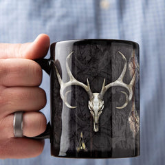 Personalized Deer Skull Mug Hunting Deer