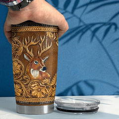 Personalized Deer Tumbler With Customize Name
