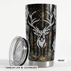 Personalized Deer Tumbler With Customize Name Hunting Deer