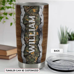 Personalized Deer Tumbler With Customize Name Hunting Deer