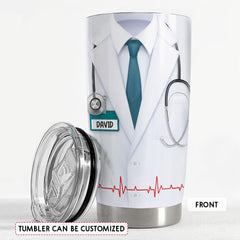 Personalized Doctor Tumbler Doctor Nutrition Facts White Coat