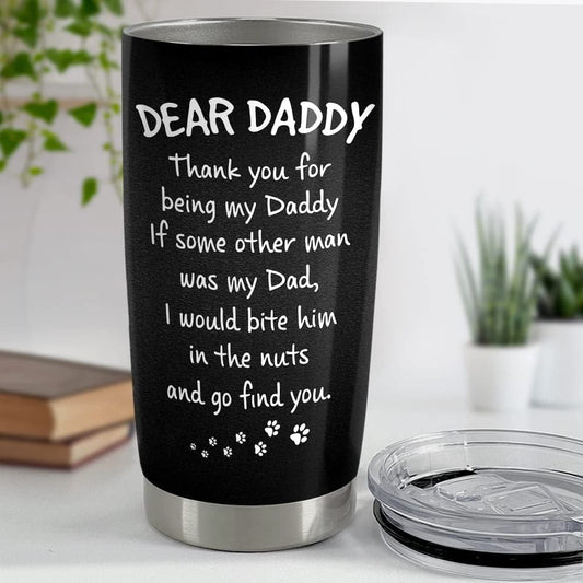 Personalized Dog Dad Tumbler World's Best Dog Dad For Father's Day