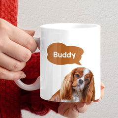 Personalized Dog Lover Mug Cavalier King Charles Spaniel Dog
