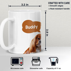 Personalized Dog Lover Mug Cavalier King Charles Spaniel Dog