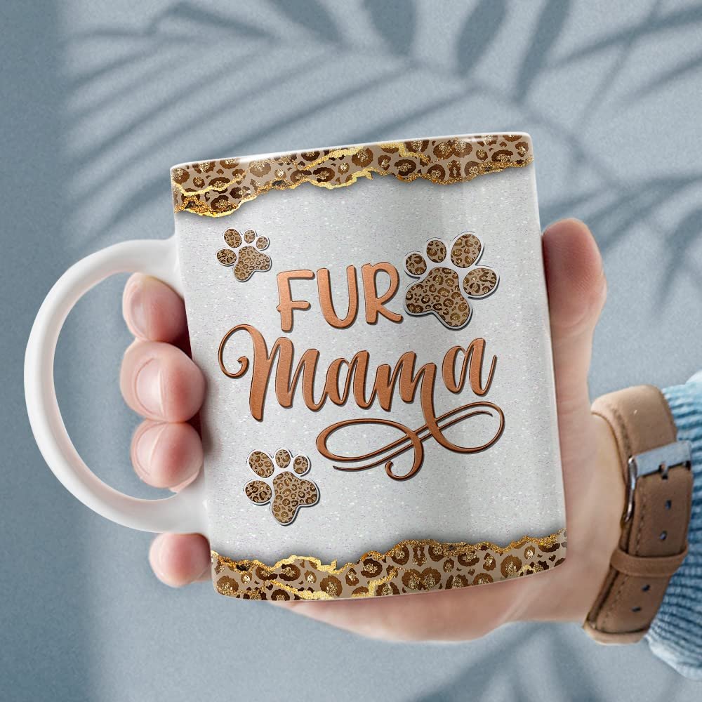 Personalized Dog Mom Mug Fur Mama