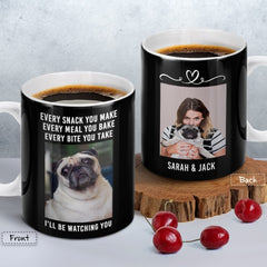 Personalized Dog Photo Mug Snack You Make