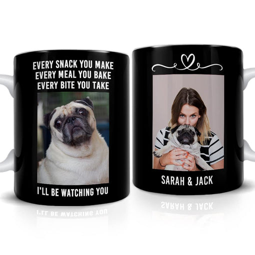 Personalized Dog Photo Mug Snack You Make