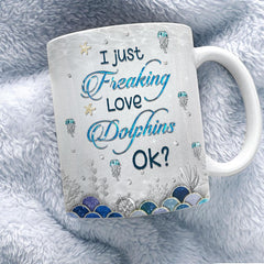 Personalized Dolphin Mug I Just Love Dolphins