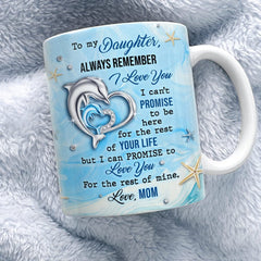 Personalized Dolphin Mug Mom And Daughter