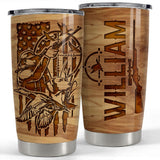 Personalized Duck Hunting Tumbler With Customize Name