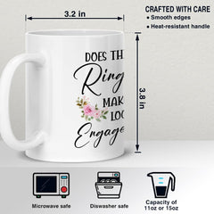 Personalized Engaged Mug Future Mrs For Fiancee Girlfriend