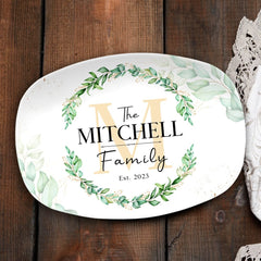 Personalized Family Platter With Family Name