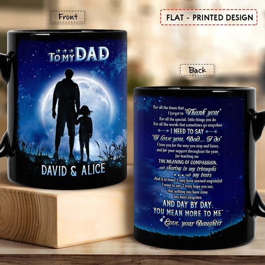 Personalized Father And Daughter Mug To My Dad