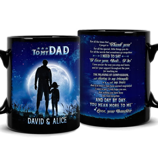 Personalized Father And Daughter Mug To My Dad