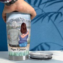 Personalized Father And Daughter Tumbler My Dad My Hero For Papa