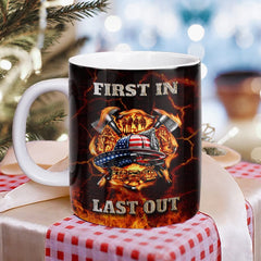 Personalized Firefighter Mug American Force