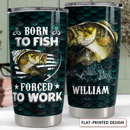 Personalized Fishing Tumbler With Customize With Name