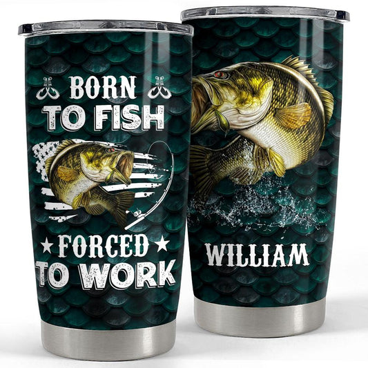 Personalized Fishing Tumbler With Customize With Name