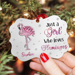 Personalized Flamingo Ornament Jewelry Style Love Flamingos