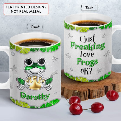 Personalized Frog Mug Jewelry Style