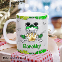 Personalized Frog Mug Jewelry Style